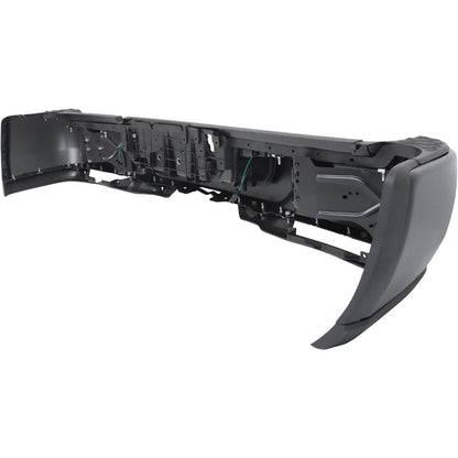 Black Rear Step Bumper for Ram 2500 2019-2024, with Sensor and Light Openings, CH1103179