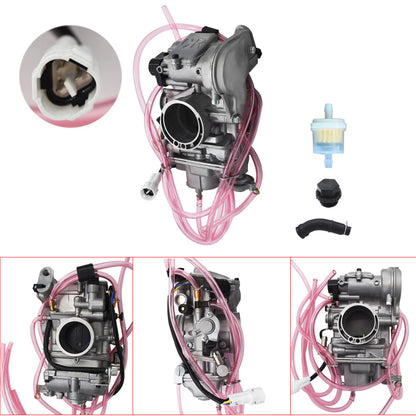 munirater 40mm Motorcycle Carburetor Carb Carburetor Assembly Replacement for Suzuki RMZ 450 RMZ450 Carb 2005-2007 Kawasaki KX 450F 2006-2009 / KLX 450R 2008-2009