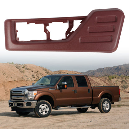 munirater Red Front Driver Side Seat Panel Trim Replacement for 2008 2009 2010 F250 F350 F450 F550 Super Duty 8C3Z2562187DB 8C3Z-2562187-DB