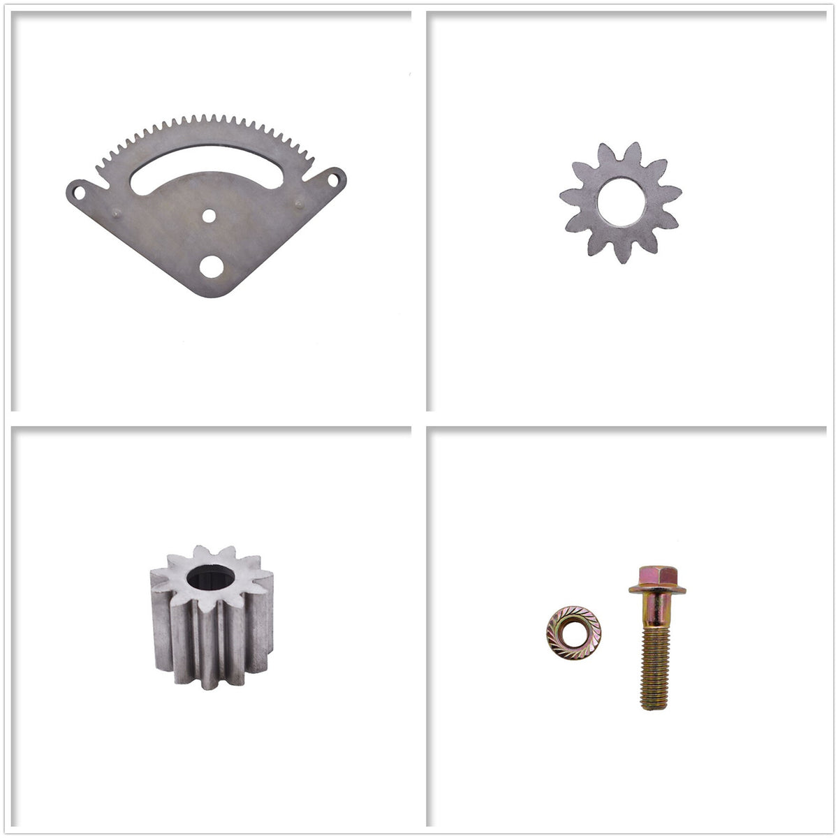 munirater Selective Sector Gear Pinion Gear w/Bushings Replacement for John Deere L118 L120 L130