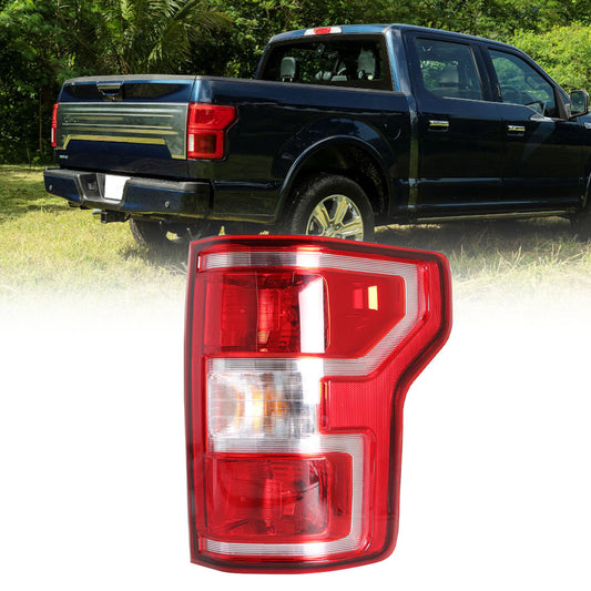 munirater 1-Pack Tail Light Rear Light Halogen Red Outer Right Side Replacement for 2018-2020 F-150