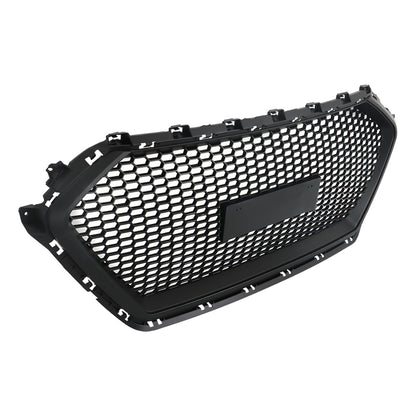 munirater Front Bumper Hood Automotive Grille Grill Black Honeycomb Replacement for 2017 2018 Elantra GL GLS L LE Limited SE SEL Sedan 4-Door