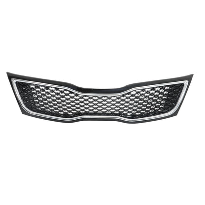 munirater Front Upper Bumper Radiator Grill Grille Black Replacement for 2014 2015 Optima Sedan 4-Door