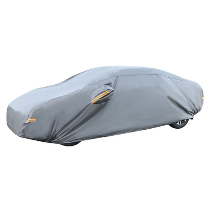 Munirater Universal Full Coverage Car Cover All Weather Protection Gray Replacement for Length up to 181.1 L x 62.99 W x 39.37H