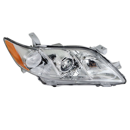 munirater Headlight Headlamp Assembly with Amber Corner Driver and Passenger Side Replacement for 2007-2009 Camry