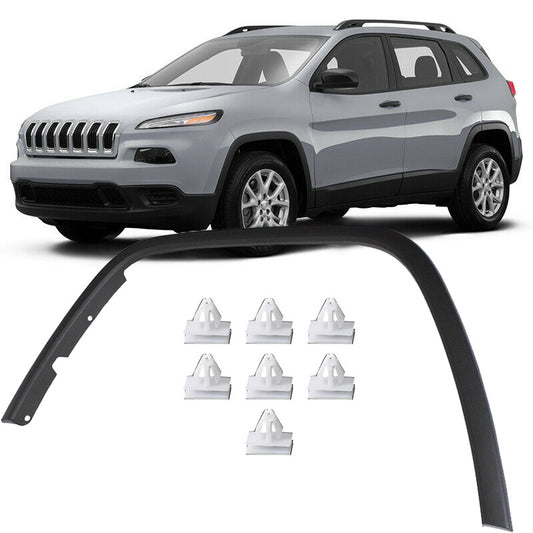 munirater Front Left Side Paintable Factory Style Wheel Fender Flares Replacement for 2011-2017 Grand Cherokee CH1290106