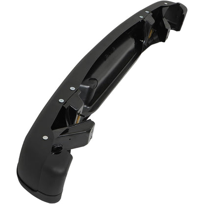 Black Rear Step Bumper for Chevrolet Express & GMC Savana 1996-2021, without Sensor Holes