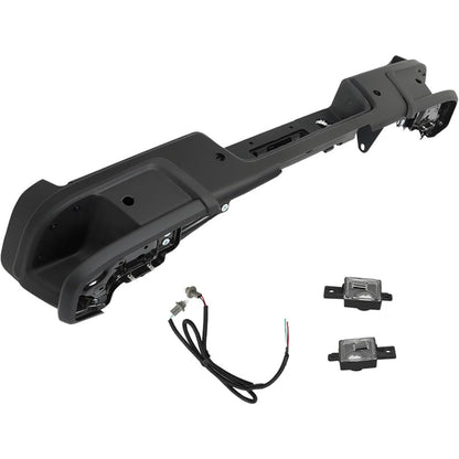 Black Rear Step Bumper Assembly for Chevrolet Colorado & GMC Canyon 2019-2021, with Sensor Holes, GM1103205