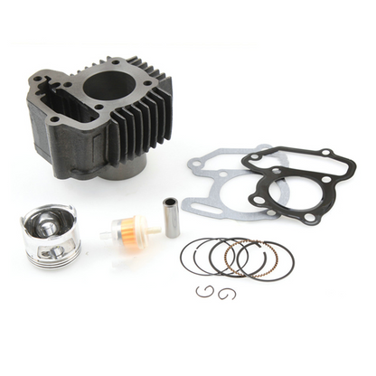 munirater 80cc Cylinder Piston Gasket Rebuild Kit Replacement for Yamaha YFM80 Badger Raptor 80 Moto 4 55X-11610-00-00