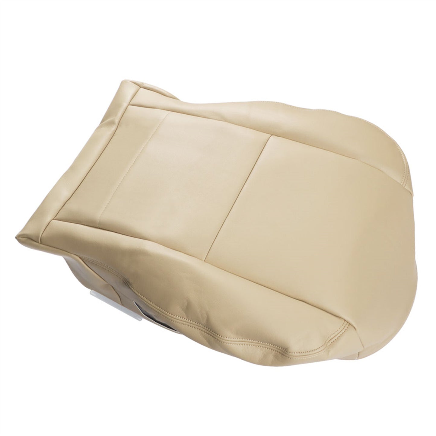 munirater Driver Side Beige Leather Seat Cover Replacement for 2000-2004 Toyota Tundra Seqouia