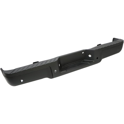 Primed Steel Rear Bumper for Ford F-150 2009-2014, with Sensor Holes, FO1103167