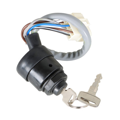 munirater Ignition Switch with Key 27005-0011 Replacement for Kawasaki UTV Mule 600 610 4000 4010