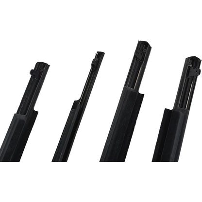 Black Window Weatherstrip Kit for 2009-2012 Toyota Corolla, 4-Piece, 75710-02210