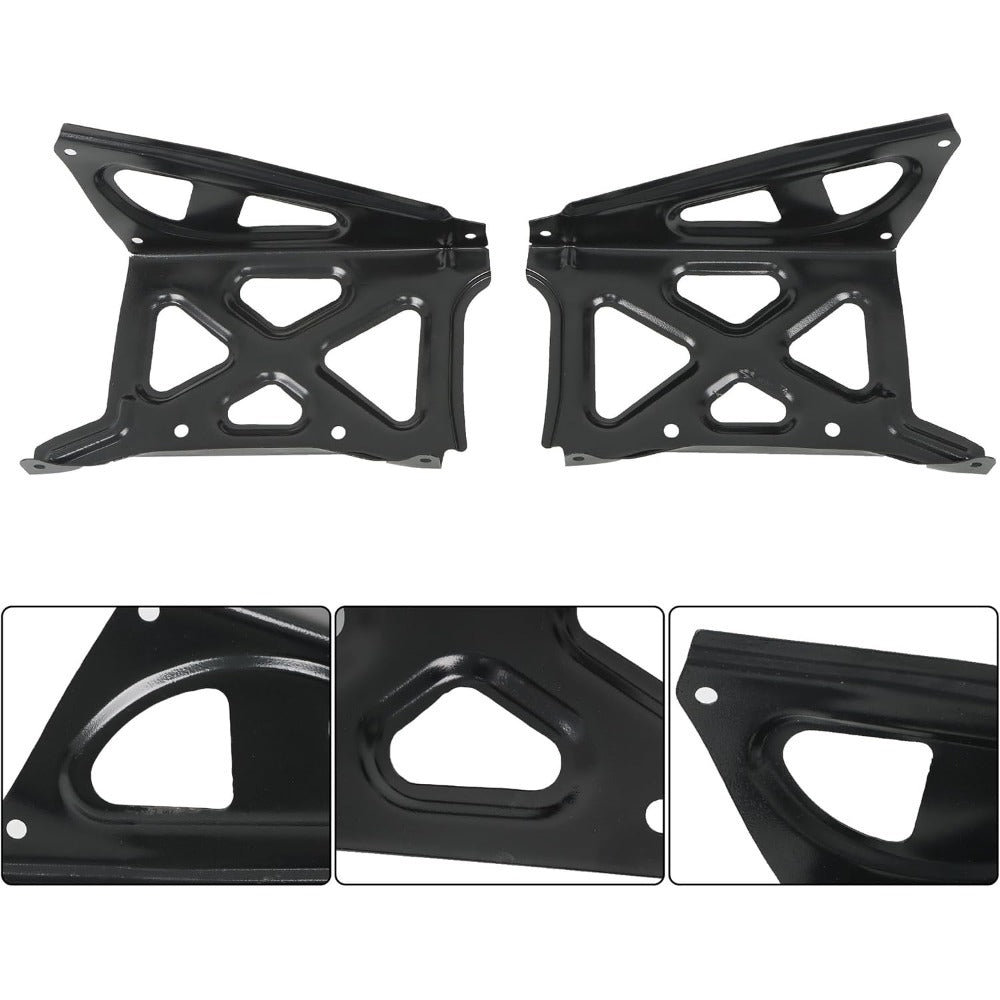Black Steel Rear Step Bumper for Toyota Tundra 2014-2021