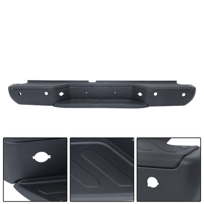 Black Rear Bumper Assembly for Nissan Frontier 2013-2021, with Sensor Holes, NI1103126