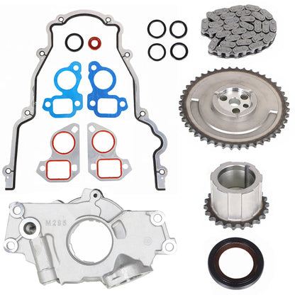 munirater M295 Oil Pump with Timing Chain Kit Replacement for 4.8L 5.3L 6.0L LS1 LS2 LS3 12586665 12639249 89060436 12556582