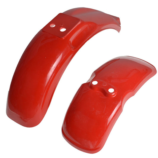 munirater Plastic Red Front & Rear Fender Wheel Splash Guard Cover Replacement for Honda Z50 Z50A Z50R 50CC Mini Trail