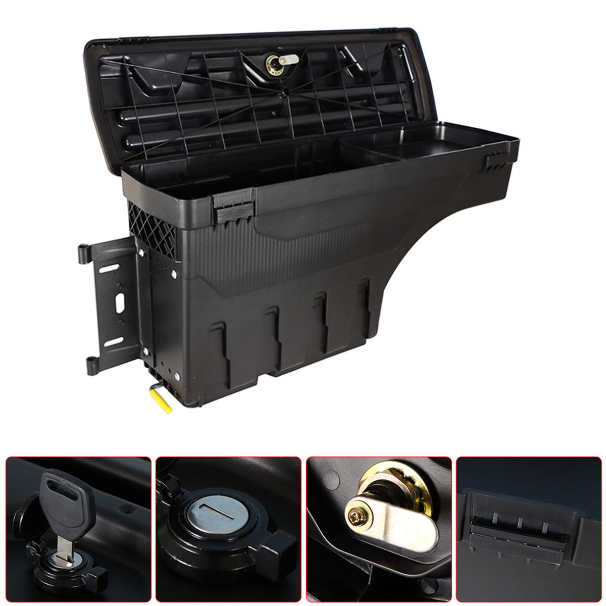 munirater Truck Bed Storage Box Case Lockable Toolbox Replacement for 2015-2021 Colorado/Canyon, 2 Pack Right Passenger Side&Left Driver Side SC103D
