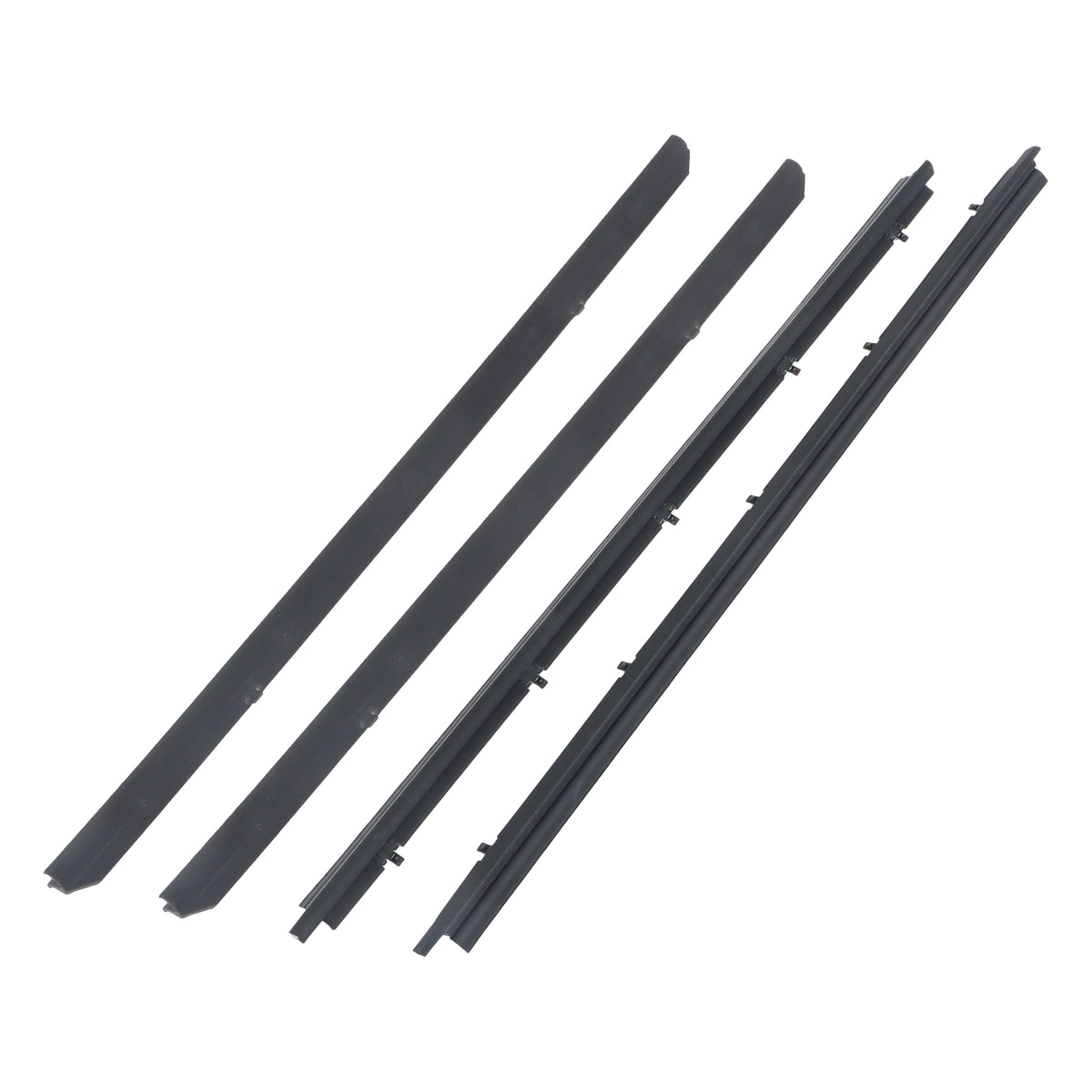 Inner & Outer Window Belt Sweep Kit for 1982-1993 Chevrolet S10 Pickup, 4-Piece