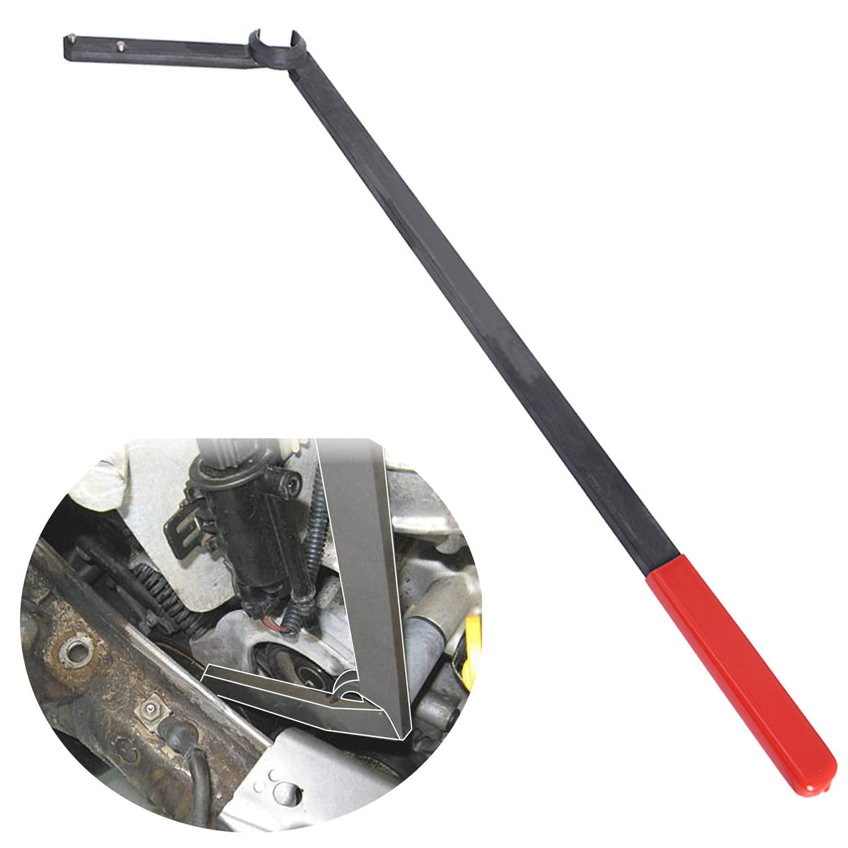 munirater Serpentine Belt Tensioner Removal Tool Replacement for 2001-2006 BMW Mini Cooper S R52 R53