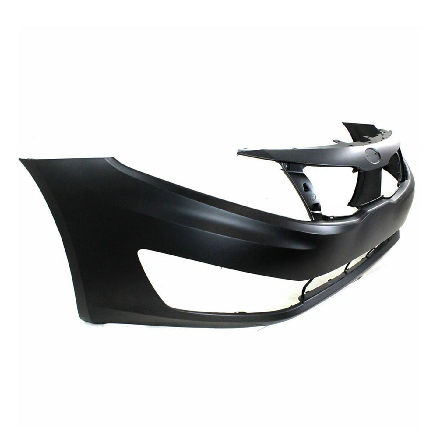 munirater Primered, Front Bumper Cover Fascia Replacement for 2012 2013 Kia Optima EX LX with Tow Hook Hole