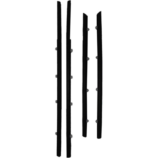 Rubber Window Weatherstrip Kit for 2012-2015 Honda Civic, 4-Piece
