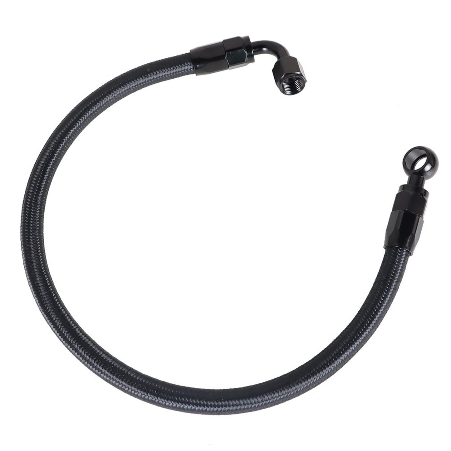 munirater Black Braid Fuel Line Replacement for Acura B/D Series D15 D16 B16B B16A B18C D16