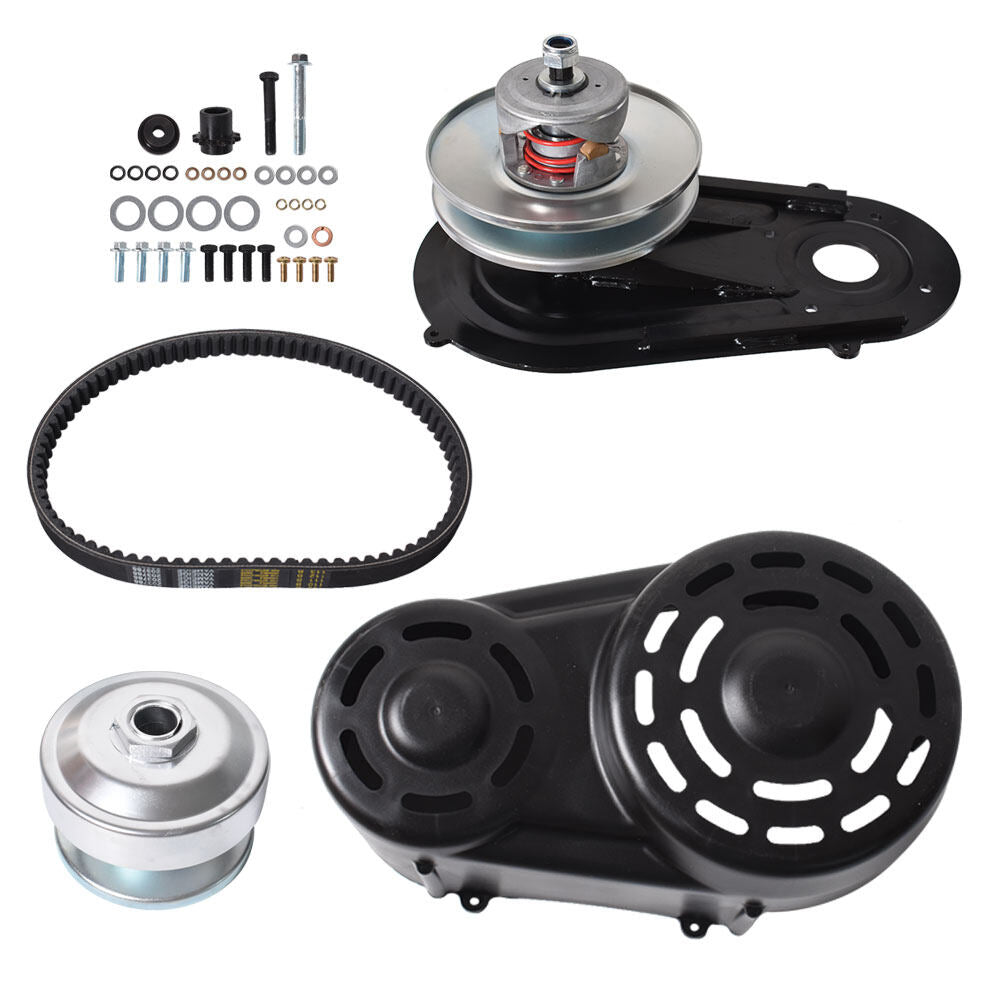 munirater Torque Converter Kit Clutch Pulley Driver Driven 8 to 16HP with a 1 Straight Crankshaft with 1/4 Keyway Replacement for Comet 40 Series Go Kart 203015A 203015 209133A 209133 209139A 209139