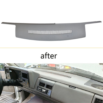 munirater Light Grey Dash Pad Skin Cover Replacement for 1988-1994 Sierra & Trucks c1500 k1500 02ITM4506AGY