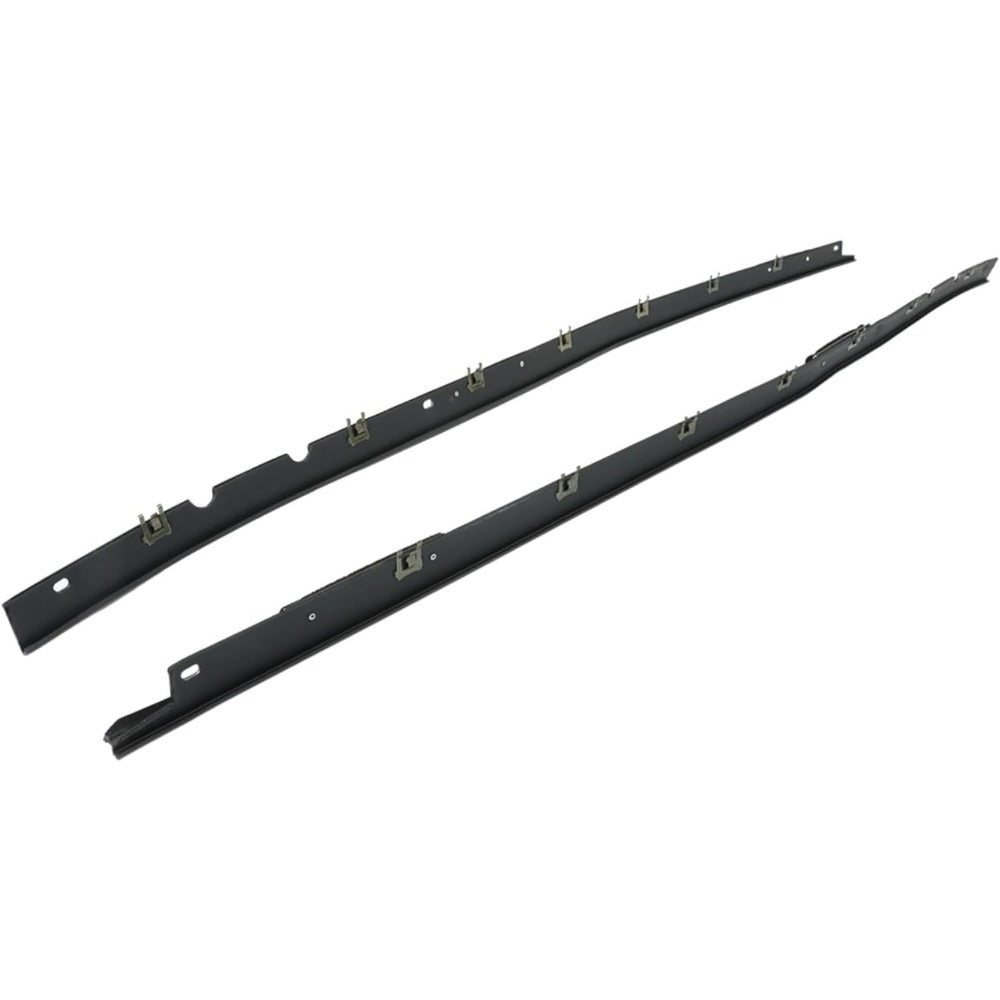 Window Sweep Weatherstrip Seals for Chevrolet Corvette, Left & Right Pair