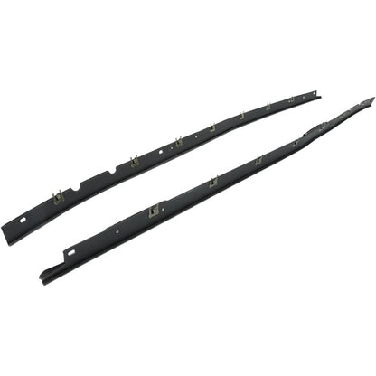 Window Sweep Weatherstrip Seals for Chevrolet Corvette, Left & Right Pair