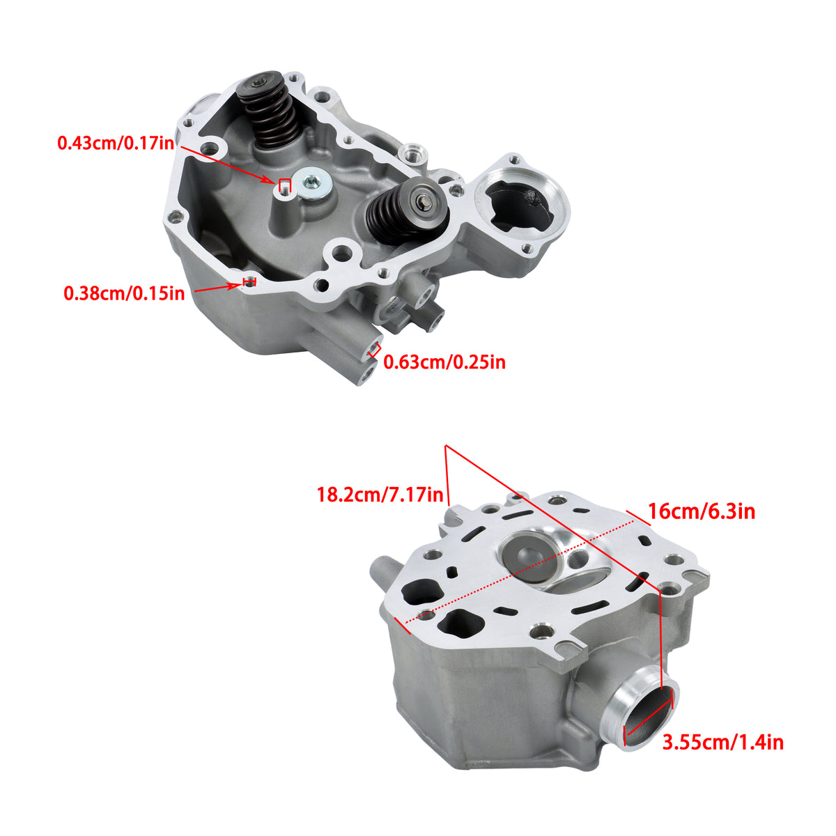 Cylinder Head for Select Honda TRX420 & TRX500 Models - 12200-HP7-A01