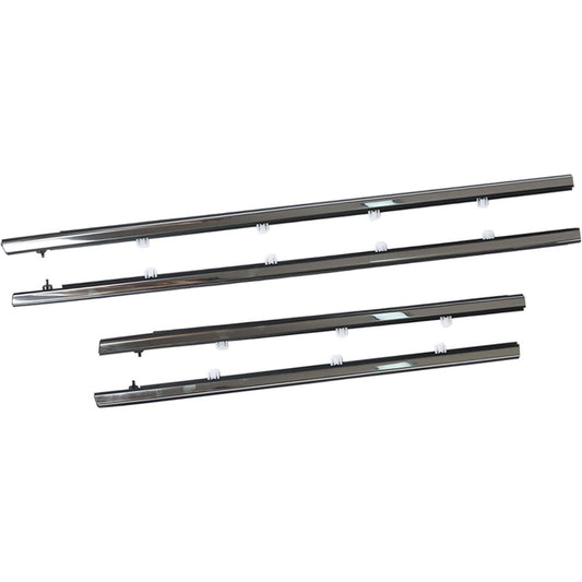 Chrome Window Weatherstrip Kit for Acura TSX Sedan, 4-Piece