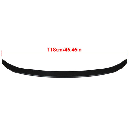 munirater Rear Trunk Spoiler Wing Matte Black OEM Factory Style Replacement for 2014-2019 Toyota Corolla Sedan