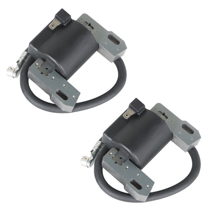 munirater 2Pcs Ignition Coil Replacement for Briggs & Stratton 592846 Magneto Armature for 691060 799651 499447 843931 Engines with Intek V Twin 18-22HP Engine for Kohler 12 584 01-S 12 584 04-S