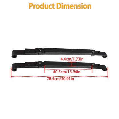 munirater Golf Cart Rear Heavy Duty Leaf Springs Replacement for Club Car Precedent 2004 - Up