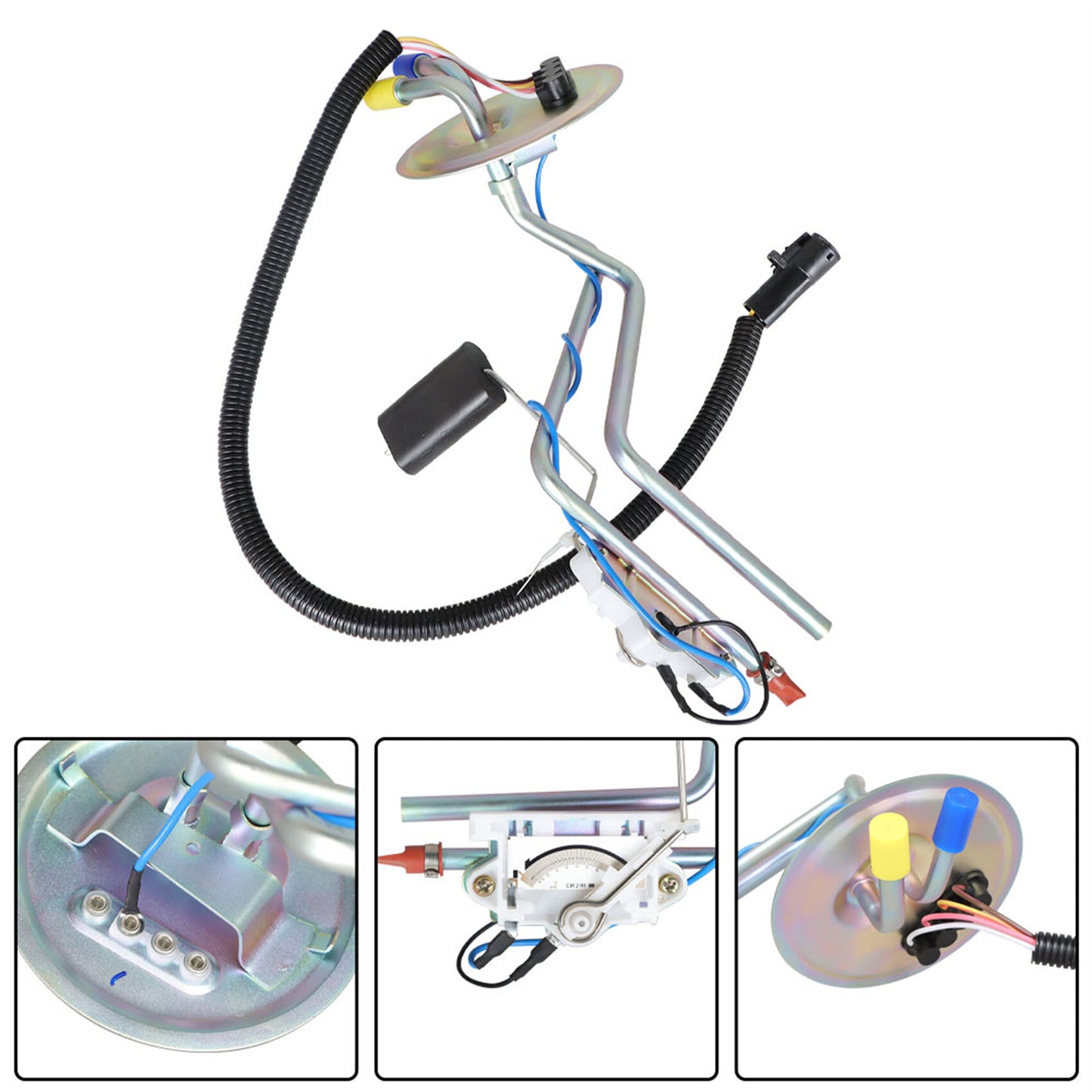 munirater Electric Fuel Pump Module Assembly Replacement for 1994-1997 F250 F350 Diesel Pickup Sending Unit for The Rear Tank ONLY