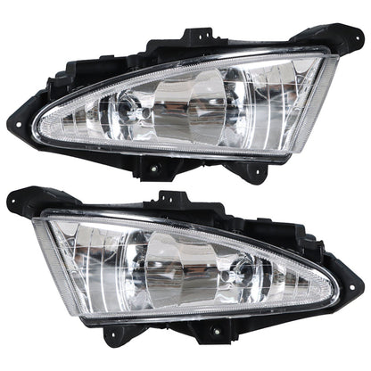 munirater 1 Pair of Clear Lens Bumper Fog Light Assembly (Left & Right Side) Replacement for Hyundai Elantra 2007-2010