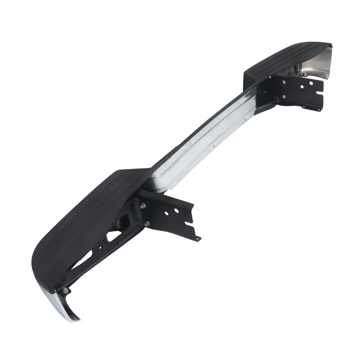 Rear Bumper Assembly Chrome Steel without Parking Aid Sensor Holes Replacement for NV1500 2012-2021 Replacement for NV2500 2012-2021 Replacement for NI1102158