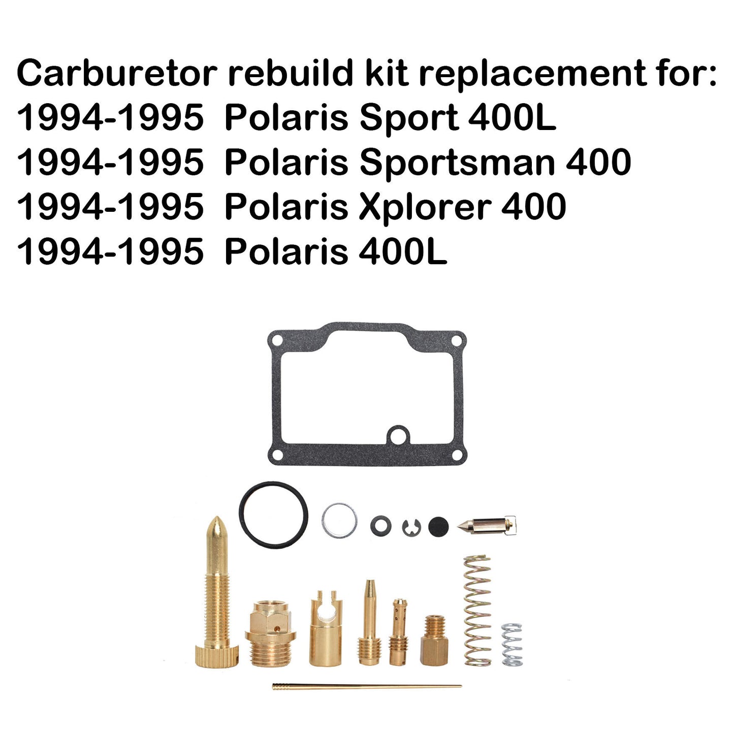 munirater Carburetor Carb Rebuild Kit Replacement for 1994 1995 Sport Sportsman Xplorer 400 400L