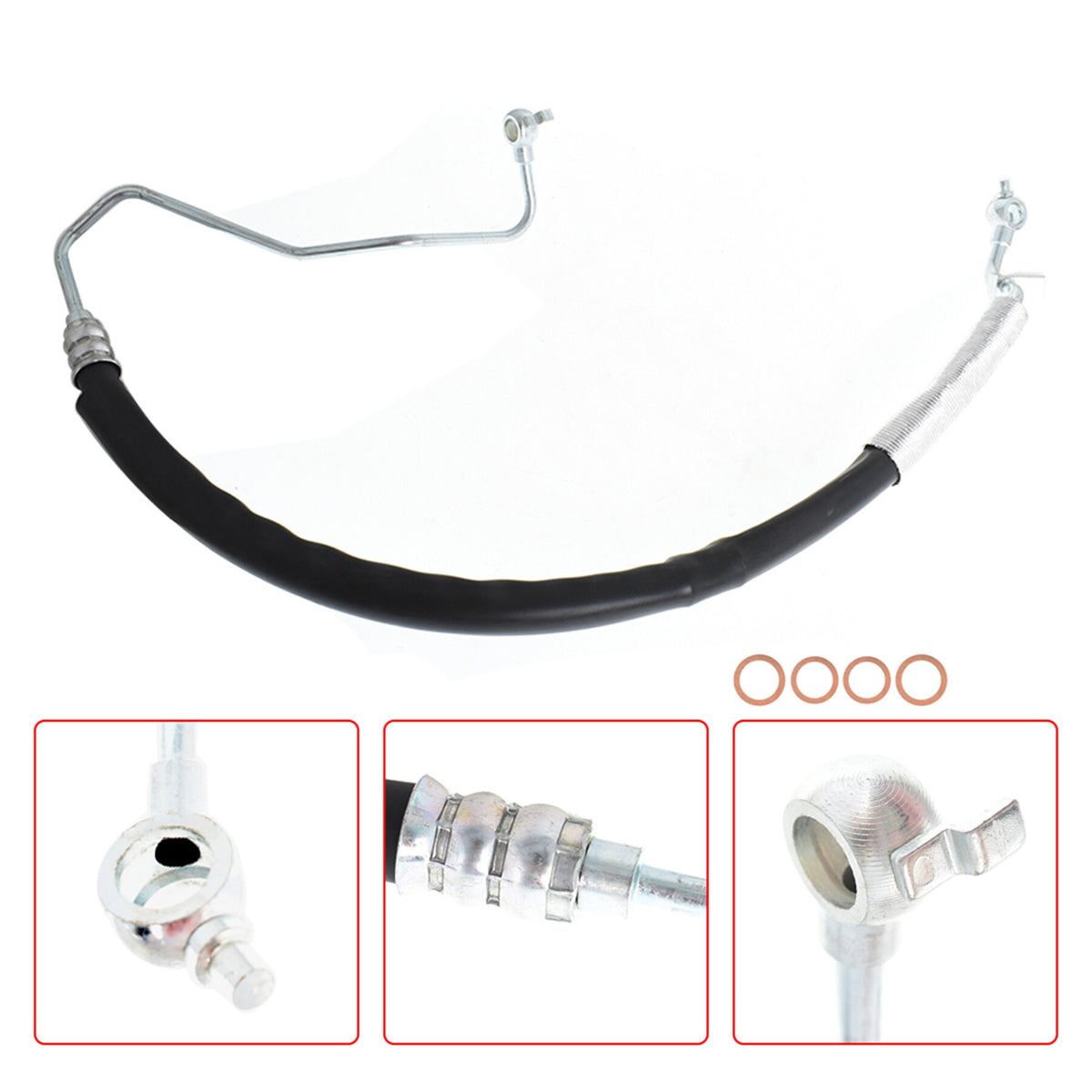 munirater 3403716 Power Steering Pressure Hose Assembly Replacement for 2008-2014 Nissan Altima Maxima