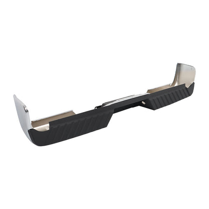 Chrome Steel Rear Bumper for Ford F-150 2006-2008, without Sensor Holes, FO1103136