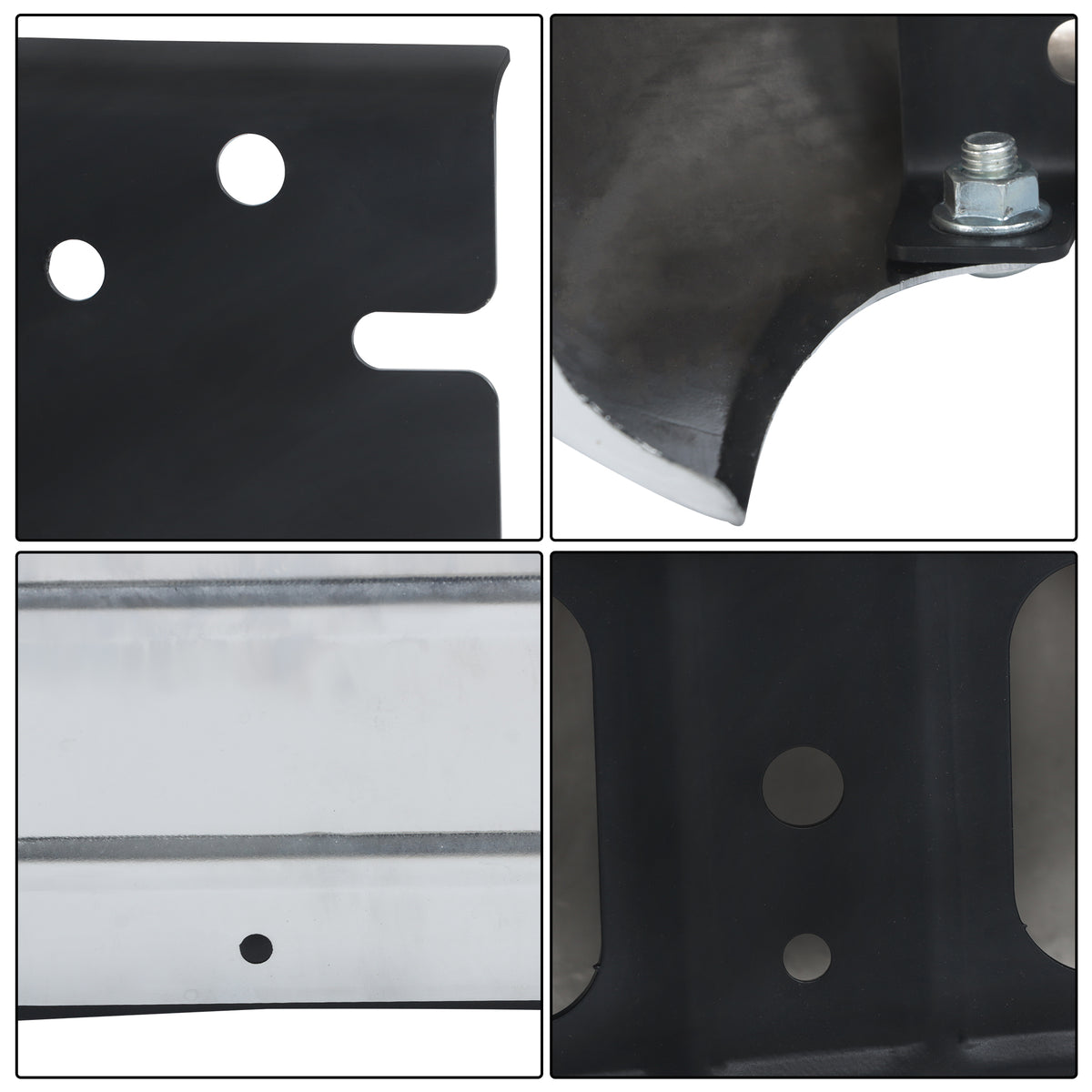 Rear Bumper Assembly Chrome Steel without Parking Aid Sensor Holes Replacement for NV1500 2012-2021 Replacement for NV2500 2012-2021 Replacement for NI1102158