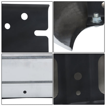 Rear Bumper Assembly Chrome Steel without Parking Aid Sensor Holes Replacement for NV1500 2012-2021 Replacement for NV2500 2012-2021 Replacement for NI1102158