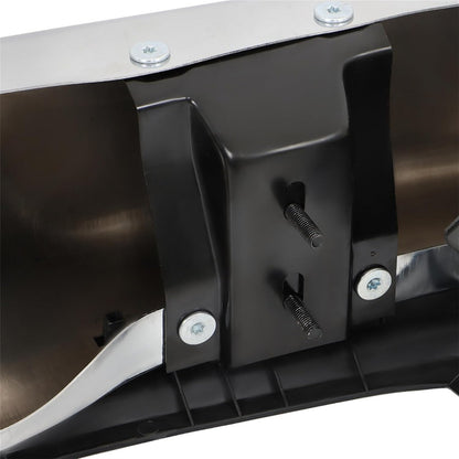 Chrome Rear Step Bumper for Chevrolet Express & GMC Savana 1996-2021, without Sensor Holes