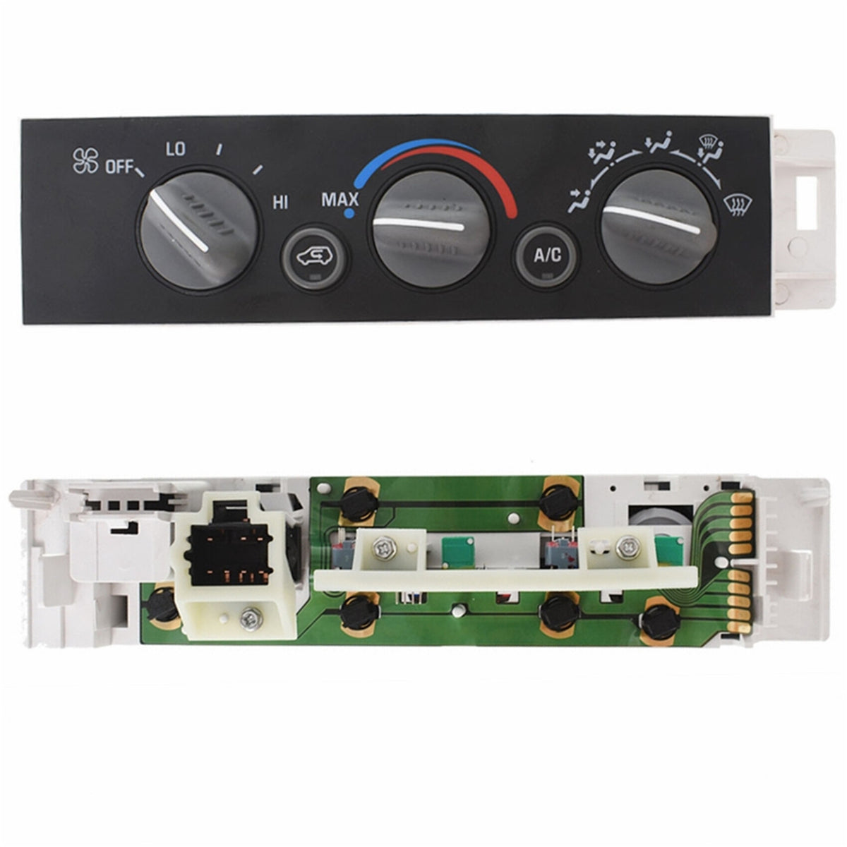 munirater A/C Air Conditioning Heater Control 9378815 Replacement for C2500 1996-2000, A/C Heater Climate Control Pannel w/o Window Defogger Switch