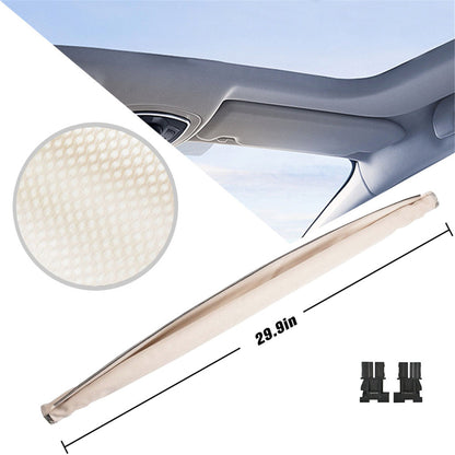 Curtain Sunroof Sunshade Shade Cover Sunroof Sunshade Roller Shutter with 2 Clips W/Clip Replacement for Q5 Beige Black Gray