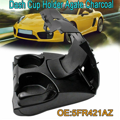 munirater 5FR421AZ Cup Holder Instrument Panel Folding Cup Holder (Black) Replacement for 1998 1999 2000 2001 Ram 1500 2500 3500 Models