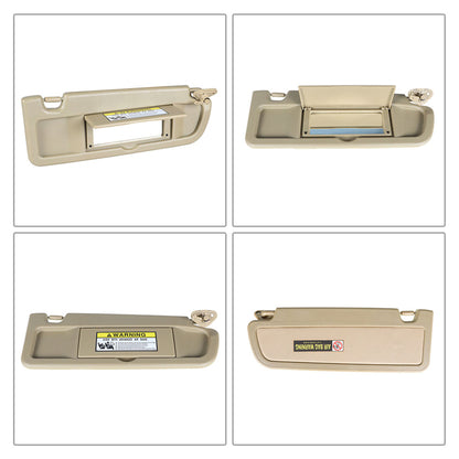 munirater Beige Sun Visor Sun Shade Passenger Right Side Replacement for 2006-2008 Honda Civic 83230-SNA-A01ZB