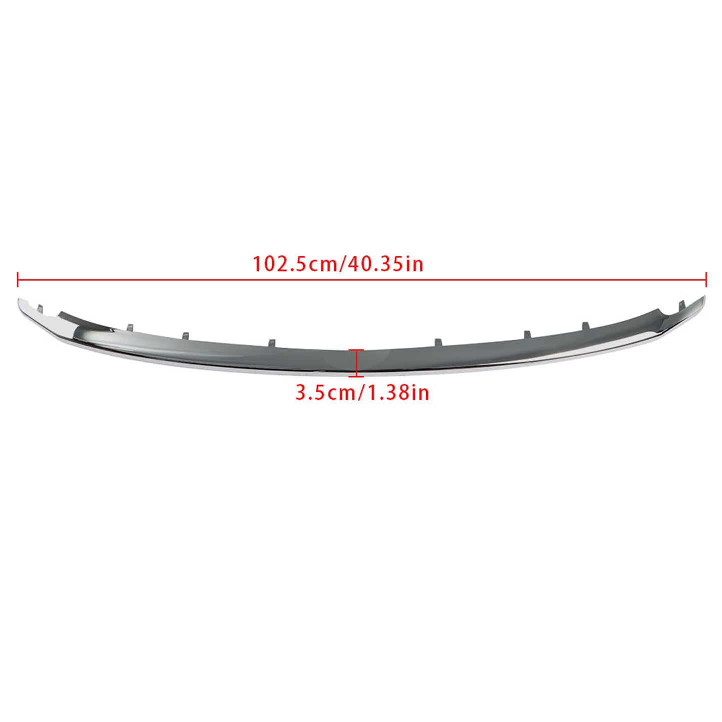 munirater Grille Trim Strip Lower Replacement for 2011-2015 Explorer FO1216107 BB5Z8200BA